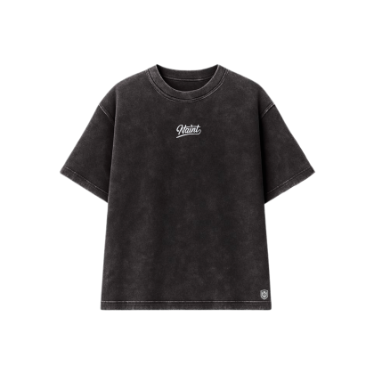 OVERSIZED PUFF BLACK WASH TEE